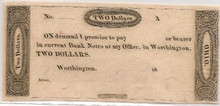 TWO DOLLARS Worthington Ohio Ch Unc Murray Draper Co 330350512450