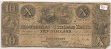 $10 Jan 21st 1840 VG Mechanics Traders Bank Cincinnati