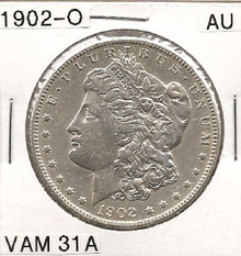 1902-O Morgan Dollar VAM 31A AU