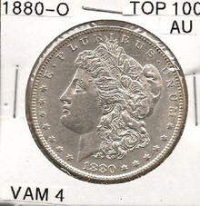 1880-O Morgan Dollar VAM4 with Micro O AU