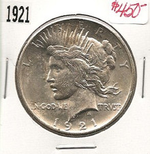 1921 Peace Dollar