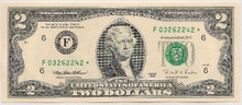 1995 $2 Federal Reserve Star Note
