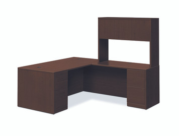 Hon 10500 Series 60 Compact Workstation With Overhead Storage