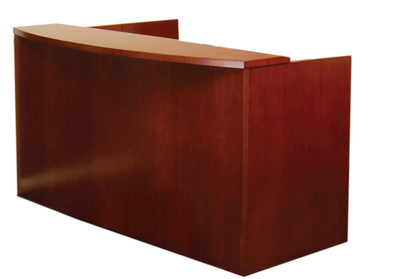 Mayline Mira Wood Veneer Reception Desk Officechairsusa