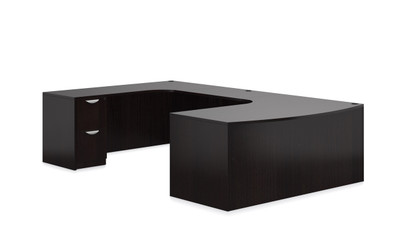Offices To Go Sl D Bow Front Curved U Desk Suite Officechairsusa