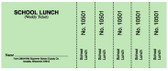 Meal/Milk - Meal Tickets &amp; Tokens - Supreme School Supply
