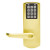 Kaba Ilco -  E-Plex Electronic Lock E2031-B-606-41/E2031XS-LL-606 Satin Brass