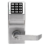 Alarm Lock - DL2700 Trilogy T2 Push button Lock Satin Chrome