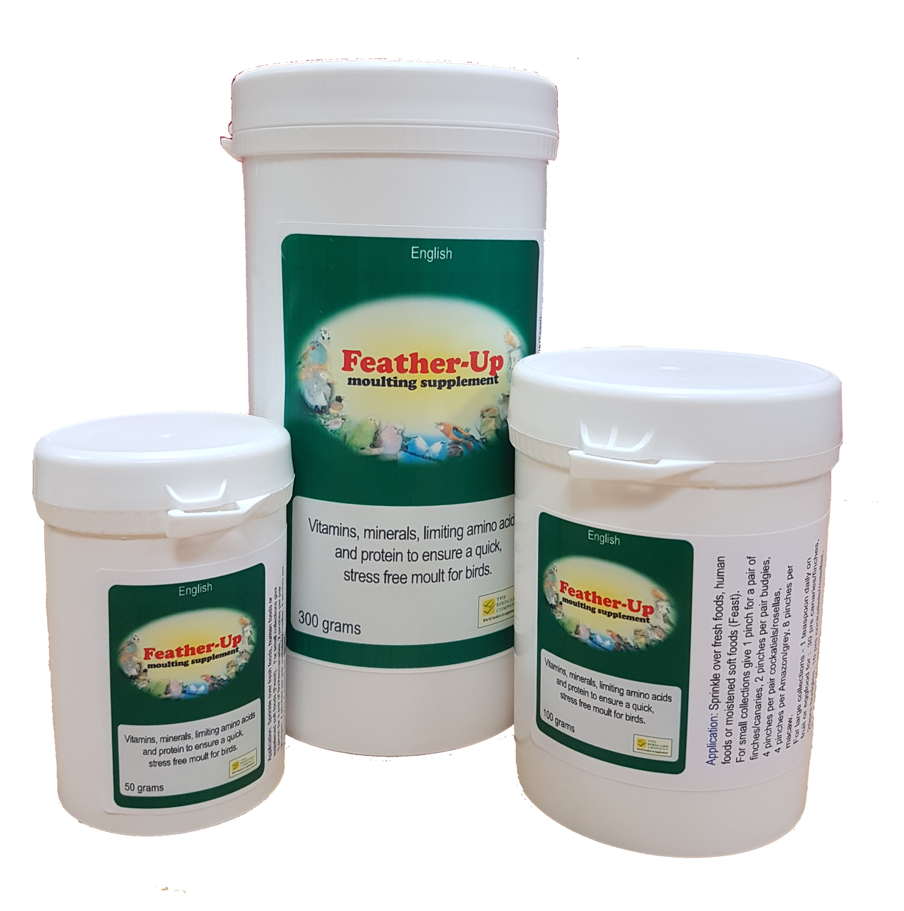 Feather Up - moulting supplement for birds