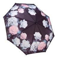 Vintage Roses Reverse Close Umbrella