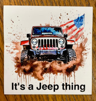 American Jeep Sticker