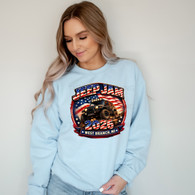 Jeep Jam 2026  Sweatshirt - Light Blue