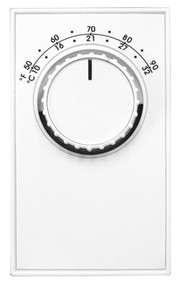 TH-ET5 Line Voltage Thermostat, Single Pole with leads, 22 Amp, Heat only Thermostat 24- 277 Operating Voltage