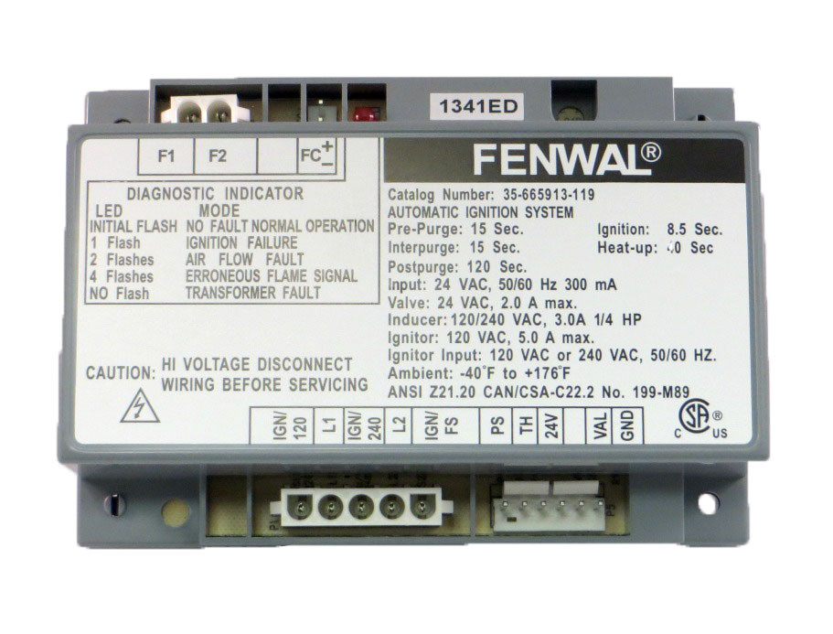C 35-725903-997 Fenwal 120V Circuit Board MARK 10DX-117