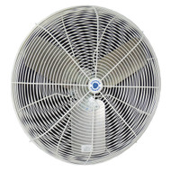 24CFO  24 in. OSHA Compliant Fixed Circulation Fan These 2-speed fans have the versatility to be mounted on a ceiling, wall, pedestal or cart, which makes them the ideal cooling solution for any commercial, industrial or agricultural facility.