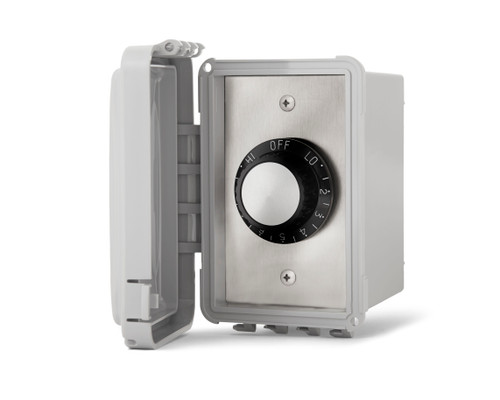 Infratech Single Flush Mount Input Regulator with Weatherproof Cover and Gang Box 14-4110
Flush Mount 120V Single Input Regulator With Deep Gang Box And Waterproof Cover