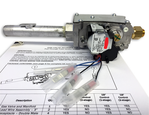 44010260 Gas Valve Kit - #36J23-204B1 (Propane Gas) for SIR 25-45