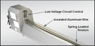  
TISS™ Tube Integrity Safety Shut-Off System SunStar’s patent pending innovative safety feature for positive pressure radiant tube heaters is called the “Tube Integrity Safety System” (TISS™).

In the unlikely event of a tube failure, TISS™ has been designed to automatically shut off the heater. The revolutionary TISS™ uses a simple principle to place an electrically insulated aluminum wire in tension above the reflector. Low voltage is then continuously passed along the wire in line with the gas control circuit. If heat levels increase due to heat exchanger failure, the wire melts and the safety circuit is broken, breaking the 24 volt circuit and shutting down the heater.

You may never know it is there, but it provides peace of mind.