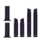 Includes both the 15”-22” and 22”-30” extension legs
Wall/ceiling telescopic mounting bracket kit
Black powder coated paint
