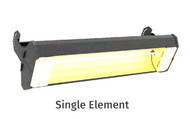  Re-Verber-Ray IMP-ELX-24B+HO -120 Radiant Heater, Black Housing, 24 Inch, Includes  Single EL-HO-A24 High Output Medium Wave Element, 1500 Total Watts, 120V 1Ph 