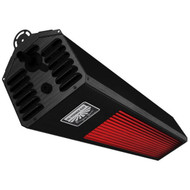 DSCS-34N  Outdoor Patio Heater - 34,000 BTU Natural Gas 24 volt operation.  The DSCS Series has Black housing. Water resistant 24V circuitry.