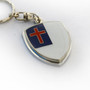 Christian Flag Crest Key Chain