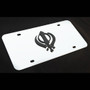 Sikh Khanda Decor Plate Black, Brushed, or Bright Stainless