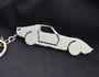 Custom Stainless Steel Keychain for Classic Chevy Corvette Enthusiasts