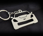 Custom Stainless Steel Keychain for Chevy Corvette Z06 Enthusiasts