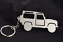 Custom Stainless Steel Keychain for Land Rover Defender Enthusiasts