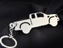 Custom Stainless Steel Keychain for Ford Raport Enthusiasts