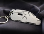 Custom Stainless Steel Keychain for Honda Civic Enthusiasts