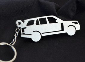 Custom Stainless Steel Keychain for Range Rover Enthusiasts