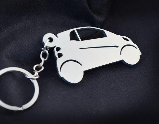 Custom Stainless Steel Keychain for Smart Enthusiasts