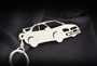 Custom Stainless Steel Keychain for Subaru Impreza Enthusiasts