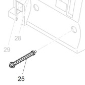 Head Lock Screw for Mimaki Printers JV33/CJV30/JV150/JV300/CJV150/CJV300/JV34/TS34 (M600597)