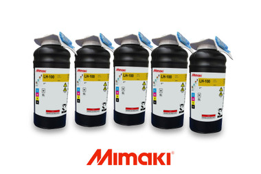 LH-100 for Mimaki JFX200-2513, JFX500-2131 and UJV500-160 has a 5H (pencil hardness) and excels in scratch and chemical resistance as well as color reproduction. LH-100 ink prints on metals, hard plastics ceramics, glass and more.