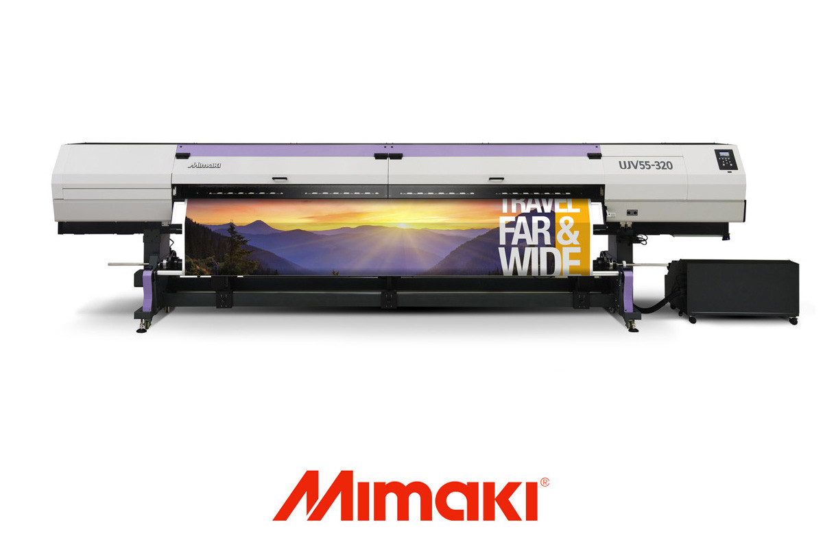 Miwa様Mimaki UVJ-55 320 大型プリンター Mimaki UJV55-320 UV Curable Roll-fed Printer (128