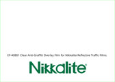 Nikkalite™ Brand Hi-S Cal EF-40801 Clear Anti-Graffiti Overlaminate 