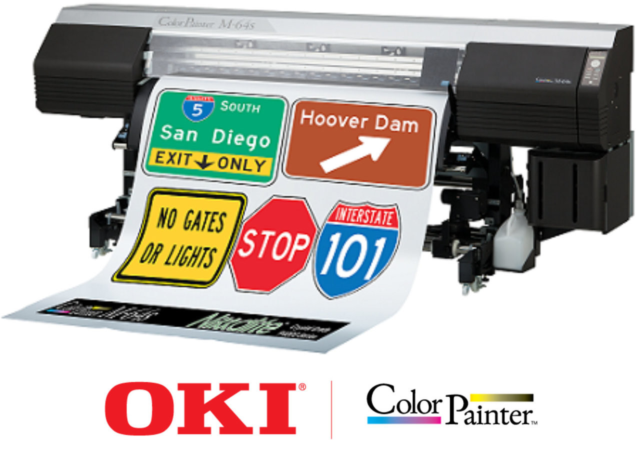 OkiData Colorpainter M-64S 7-color, 64" Traffic Printer with SX Inks -  American Print Consultants
