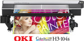 OkiData ColorPainter H3-104S Superwide (8) Color Printer with SX Inks