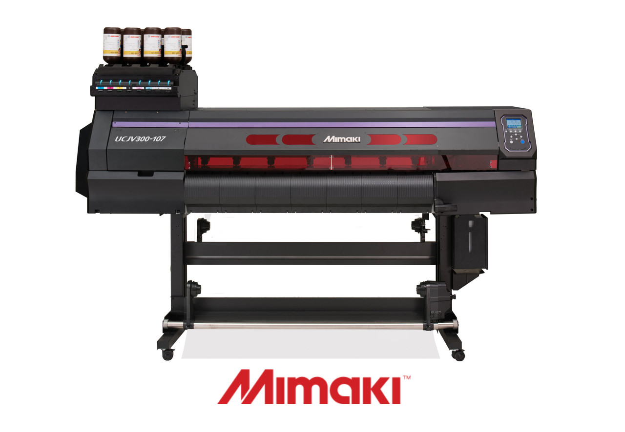 Mimaki UCJV300-107 UV LED Printer/Cutter (42.9" Wide) - American Print  Consultants