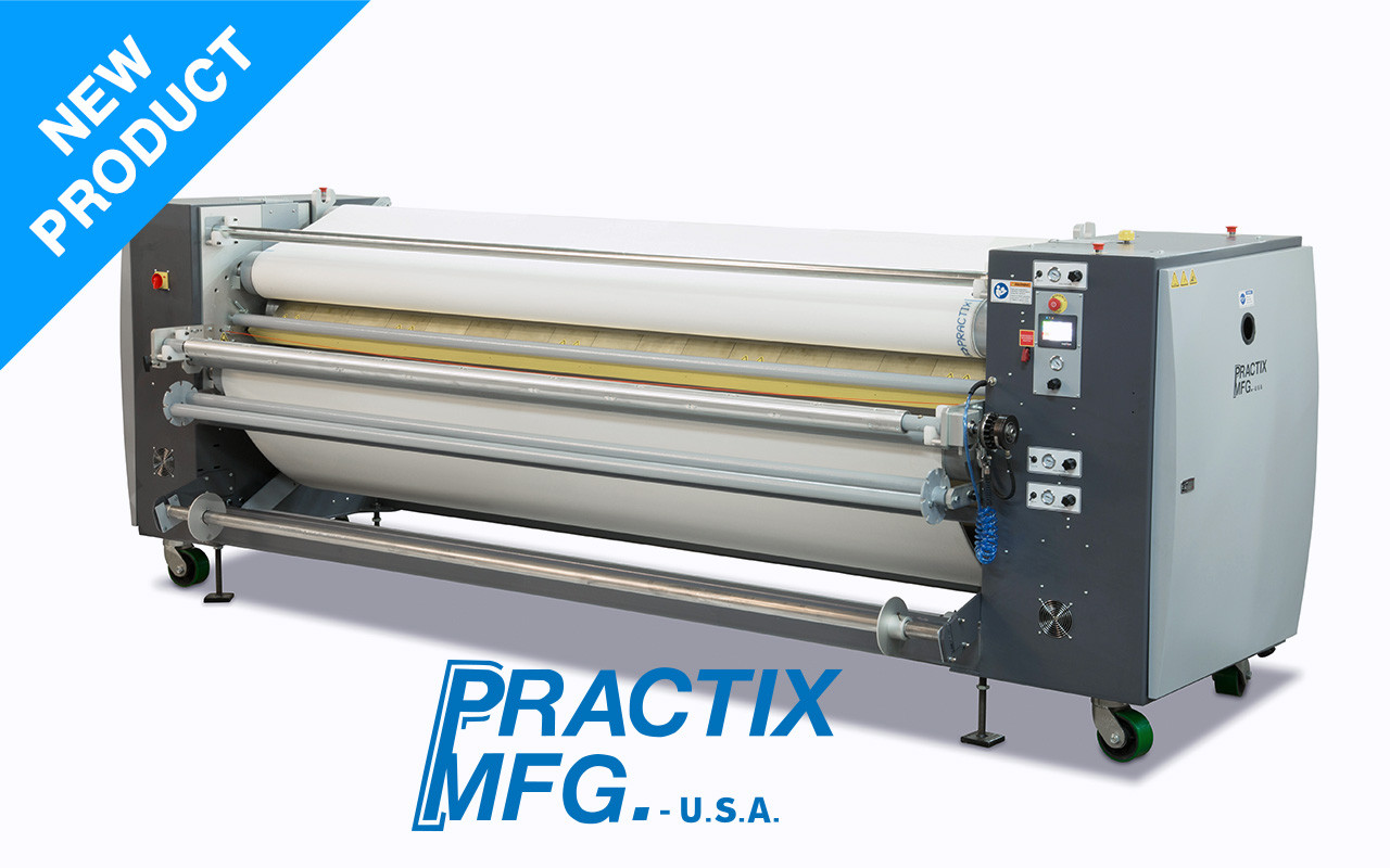Practix OK-16 Rotary Sublimation Press (66 - 128 - Roll-to-Roll) -  American Print Consultants