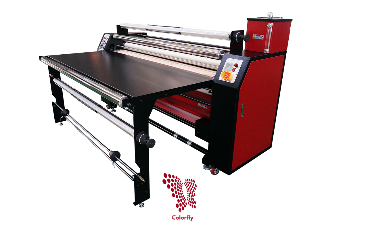 ColorFly MMD-2618 Rotary Sublimation Press - (10” x 1.8m, Oil, Cut-Piece &  Roll-to-Roll) - American Print Consultants