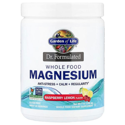 <img alt="Garden of Life, Dr. Formulated, Whole Food Magnesium, Raspberry Lemon, 7 oz (198.4 g)" title="Garden of Life, Dr. Formulated, Whole Food Magnesium, Raspberry Lemon, 7 oz (198.4 g),658010122795"