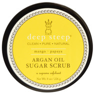 Deep Steep, Argan Oil Sugar Scrub, Mango - Papaya, 8 oz (226 g)