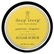 Deep Steep, Argan Oil Sugar Scrub, Grapefruit Bergamot, 8 oz (226 g)