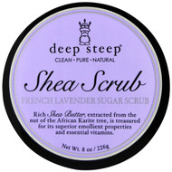Deep Steep, Shea Scrub French Lavender Sugar Scrub, 8 oz (226 g)