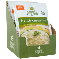 Simply Organic, French Onion Dip Mix, 12 Packets, 1.10 oz (31 g) Each