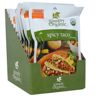 3 PACK of Simply Organic Seasoning Mix Spicy Taco -- 1.13 oz